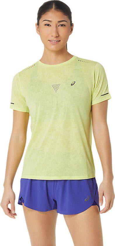 ASICS Metarun Pattern T-shirt - Women - Yellow - Size XL