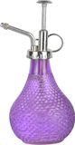 Esschert Design plantenspuit/vernevelaar - glas - paars - 20.5 cm