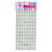 Jorde 18142 kleefletters, wit