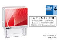 COLOP Printer 20 +bon 4regels 38x14mm