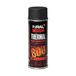 INRAL laque résistante à la chaleur noir – Laque d'échappement noir mat pour surfaces métalliques – Peinture durable résistante à la chaleur – 400 ml laque de four noire mate à séchage rapide pour bricoleurs et artisans