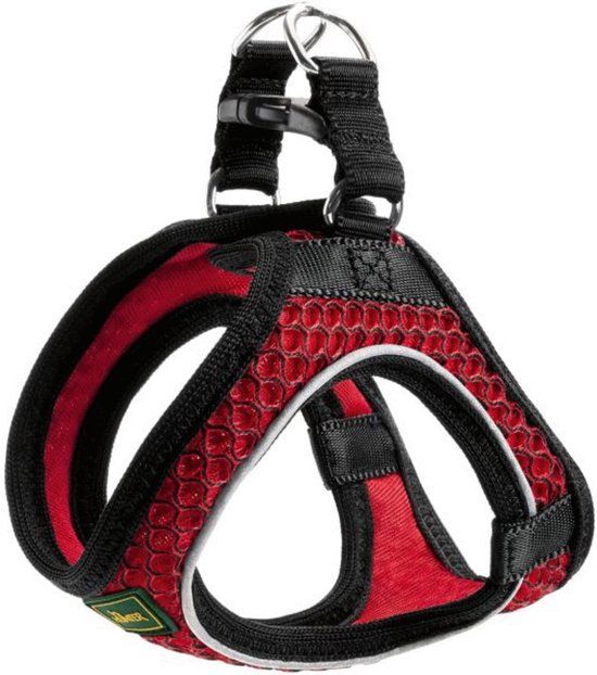 Hunter Hilo Comfort Hondentuigje - Rood - Maat S (42-48 cm)