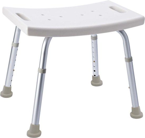 RIDDER Badkamerkruk - Wit - Kunststof - 52 cm hoog