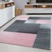 Ayyildiz LUCCA801501810PINK tapis Rectangle Polypropylène (PP) Rose 80 x 150 cm