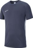 Nike Sportshirt - Maat L - Blauw/Wit - Polyester - Korte Mouw - Unisex - Kinderen - Voetbal