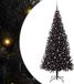 vidaXL Kerstboom Zwart 210 cm PVC