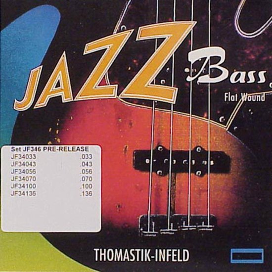 Thomastik-Infeld JF 346 Jazz Flat Wound Long Scale 6 snarig