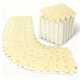 NEOLYMP Beschermende Vloermat Set – 18 Puzzelmatten en 27 Randstukken – Gymnastiekmat – Houtlook