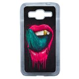 Lapinette - Harde schaal met lippenmotief, voor Samsung Galaxy Core Prime