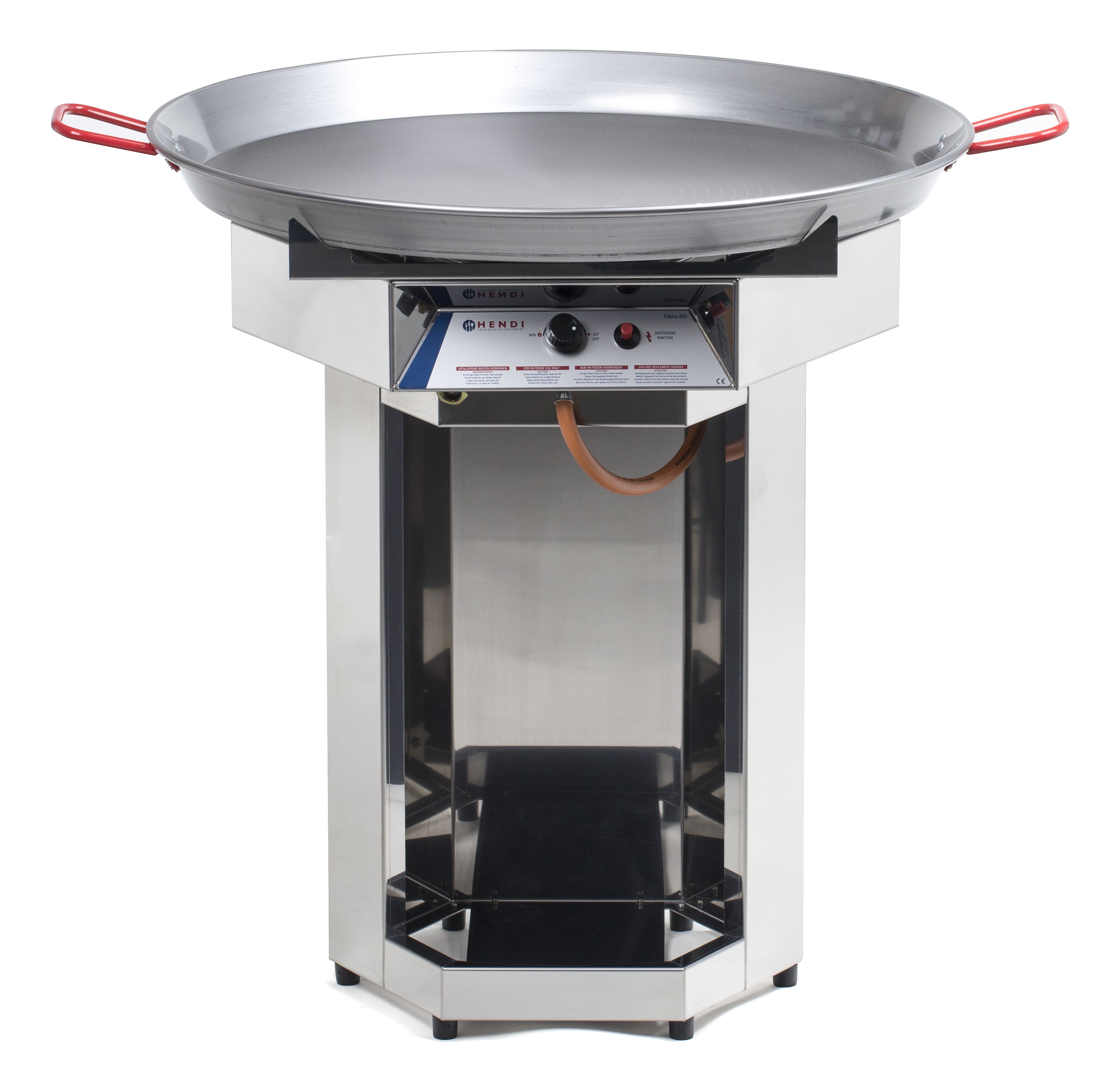 Hendi FIESTA 800 Gas Barbecue - Stainless Steel - 6300W