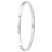 Lucardi Dames Armband bangle geboortestenen - Staal - Armband - Cadeau - Stijlvol - Zilverkleurig