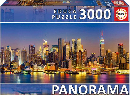 EDUCA - New York Skyline - 3000 stukjes Puzzel - Unisex - Vanaf 14 jaar