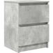 Meuble TV gris béton 40x35x54 cm bois d'ingénierie