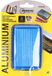 Merkloos / Sans marque Benson Creditcardhouder - blauw - aluminium - 7 vakjes - kliksluiting