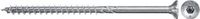Fischer 100x Power-Fast II FPF II CTP 5 x 100 mm BC Senkkopf met binnenzeskant TX20 deeldraad galvanisch verzinkt blauw gepassiveerd - 670364