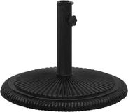 vidaXL Parasolvoet 45x45x30 cm Gietijzer Zwart