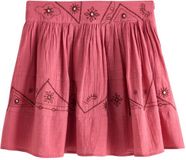 Next - Dames - Rara minirok met borduursel met spiegeldetail - Roze