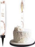 Fontaine à gâteau pour baptême, BOHO, 1 pièce.