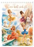Coco Calvendo Coco hält sich fit (Tischkalender 2027 DIN A5 hoch), CALVENDO Monatskalender