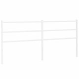 vidaXL Hoofdbord 193 cm metaal wit