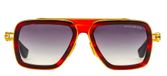 Dita Lxn-evo Lunettes de soleil unisexe rouge pilote gris 54mm