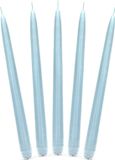 Party-Decoration Partydeco Diner Kaarsen Lichtblauw (10 stuks) - 24 cm