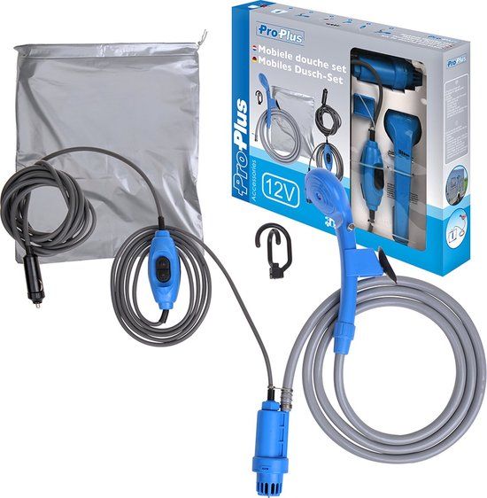 ProPlus Mobiele Douche Set - 3,5 liter - Blauw - Campingdouche - 12V