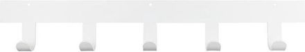 MAZE Wandkapstok Hooks 60 X 10 Cm Staal Wit