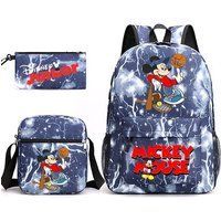 Rugzak SZSMART MODEL de Driedelige Mickey Mouse Student Set