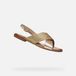 Geox Sozy Plus Dames Sandalen - Donker Goud/Licht Goud - Maat 37,5