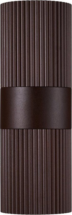 Nordlux Kyklop Ripple Wandlamp - Roestkleurig - 2 Lichtpunten - Aluminium - IP54