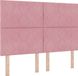 vidaXL Boxspringbed met hoofdeinde Roze 140 x 200 cm Fluweel