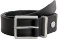 Calvin Klein Casual Adjustable Belt 3.5cm Black Leather for Men
