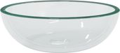 vidaXL Wasbak 35x12 cm Gehard Glas Transparant