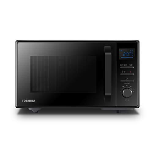 Toshiba MW2-AC25TF (BK) 4-in-1 magnetron met hete lucht & grill & combifunctie / 25L / 900W / 1100W grill / 2100W hete lucht / emaille binnenkant / zwart