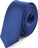 Ladeheid Smal Stropdas - Marineblauw - Polyester