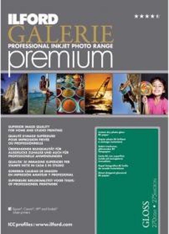 Ilford Galerie Prestige Gloss 10x15cm 310g - 100 Vel - Fotopapier