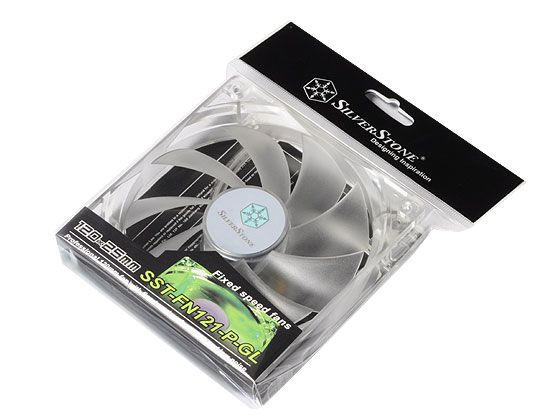 Silverstone FN121-P-GL Transparant 120mm PC Ventilator