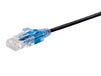 Monoprice 33257 Netwerkkabel Zwart 9,1 m Cat6a U/UTP Rond
