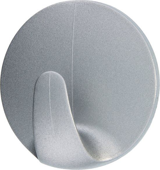 tesa Powerstrips Haken Rond Small - Chroom - 3 Stuks