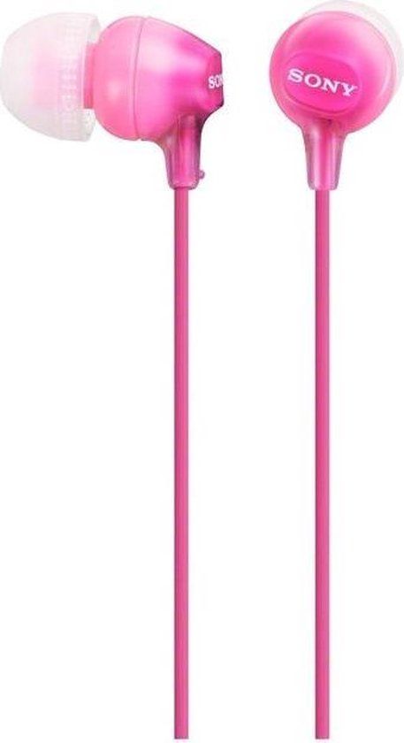 Sony MDR-EX15LP/P Roze In-ear Hoofdtelefoon