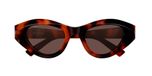 Gucci Lunettes de soleil œil de chat pour femme GG2201S Marron 50mm