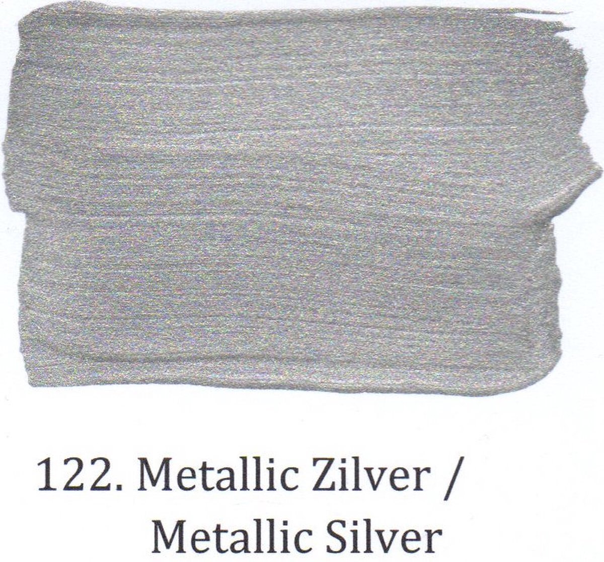 L'Authentique paints 122. Zilver - metallic verf l'Authentique