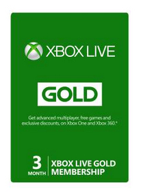 Microsoft Xbox Live Gold Membership