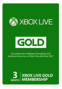 Microsoft Xbox Live Gold Membership