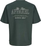 JACK&JONES JJEBARRON STUDIO TEE SS O-NECK Heren T-shirt L Scarab