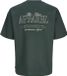 JACK&JONES JJEBARRON STUDIO TEE SS O-NECK Heren T-shirt L Scarab