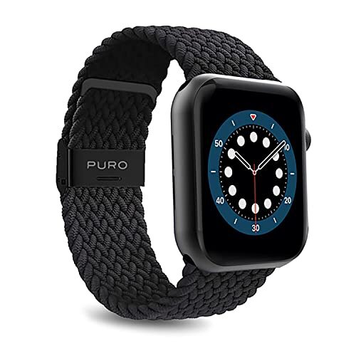 Puro PUROAWBLOOPBLK AW Loop armband 38-40-41 mm zwart