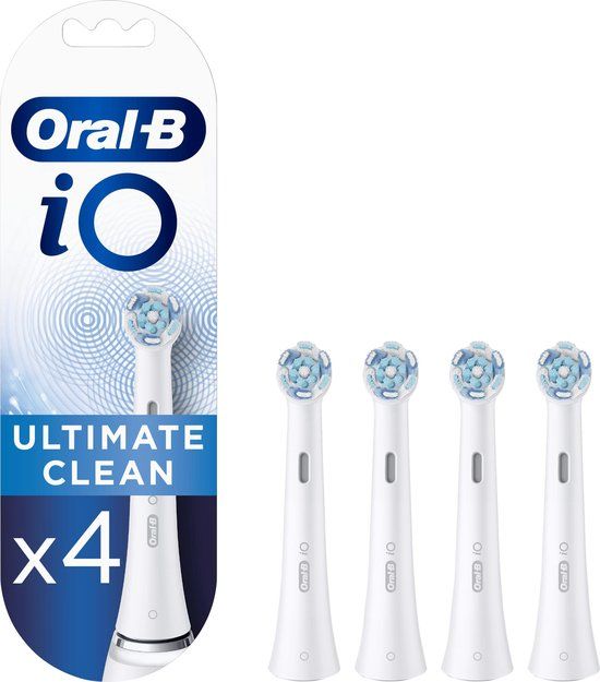 Oral-B iO Ultimate Clean Opzetborstels - 4 stuks - Wit