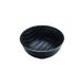 Zafferano Black Stone - porseleinen schaaltjes, diameter 120 mm, kleur zwart/gouden rand, vaatwasmachinebestendig - set 6-delig